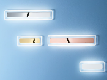 ANTILLE_S - LED glass and steel wall lamp by Linea Light Group - view 2